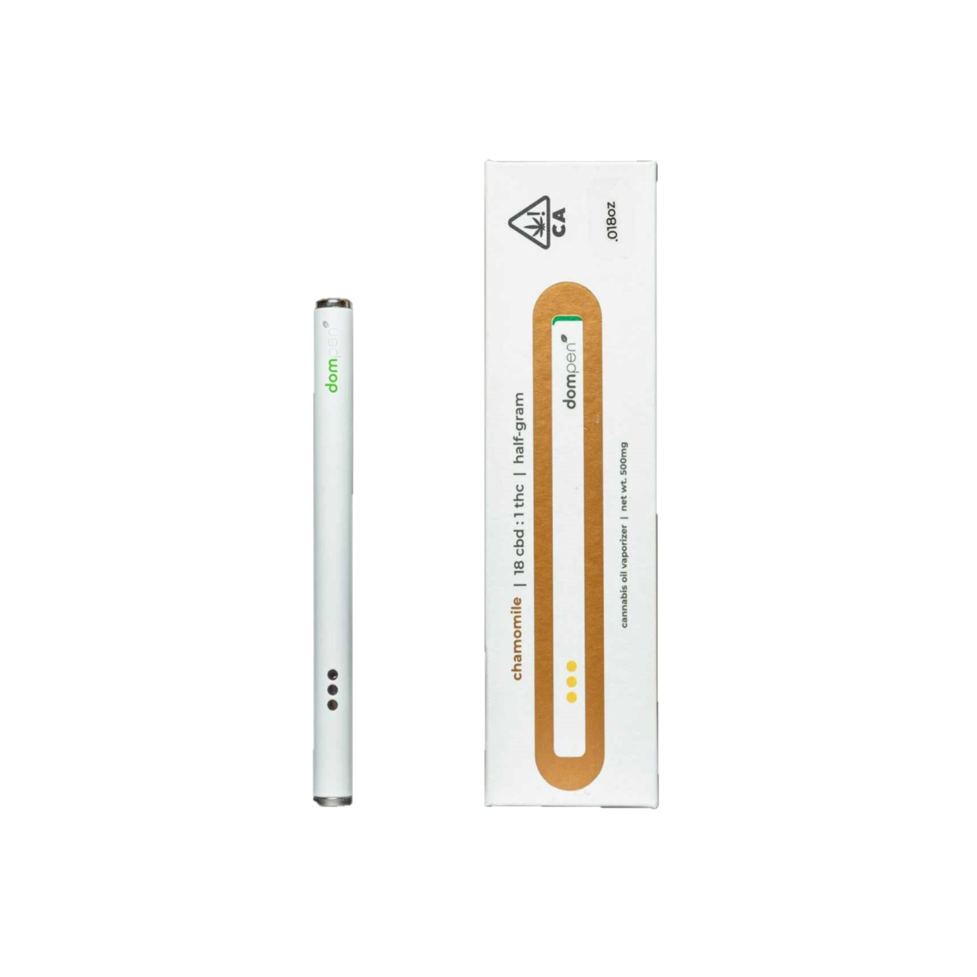 Dompen - Cbd Thc Chamomile Disposable Vape Pen 0.5g - The Kind Center