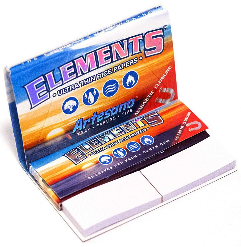 Elements - 1 1/4 Rolling Paper with Tips