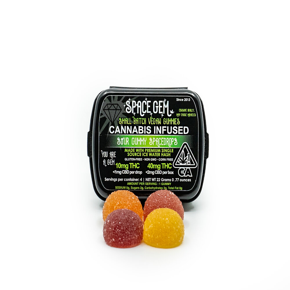 Sour Gummy Space Drops 4 pack - The Kind Center